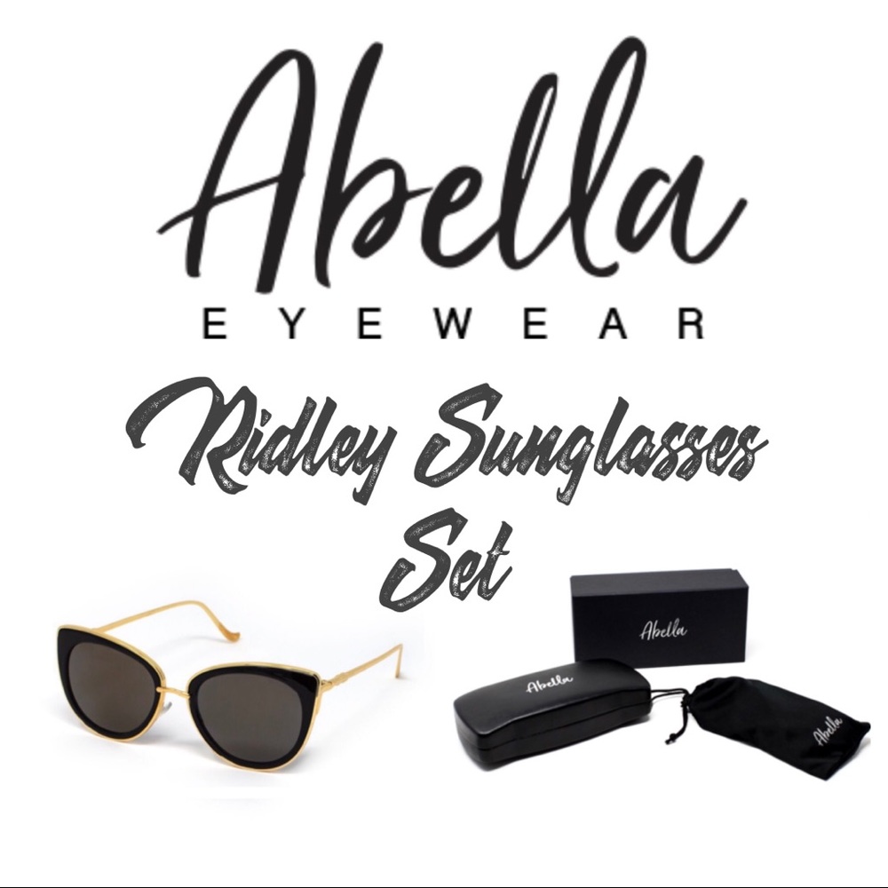 😎 Abella Sunglasses Set (Style-Ridley Black)